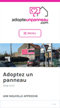 Mobile Screenshot of adopteunpanneau.com